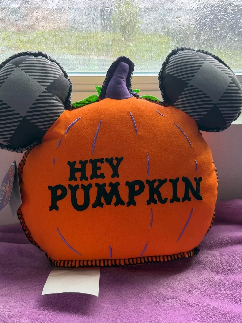 Disney Halloween Pumpkin Pillow